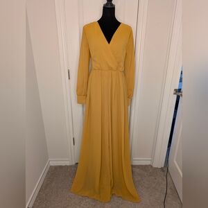 Baltic Born Golden Long Sleeve Dress